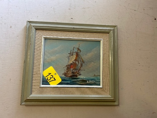 Signed Oil Painting