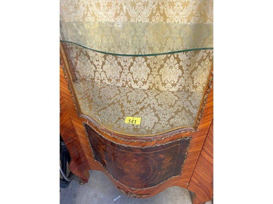 Convex & Concave French Inlaid China Cabinet
