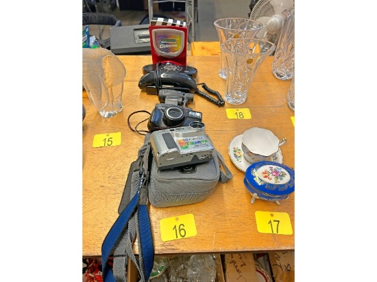 Row of Cameras & Phone