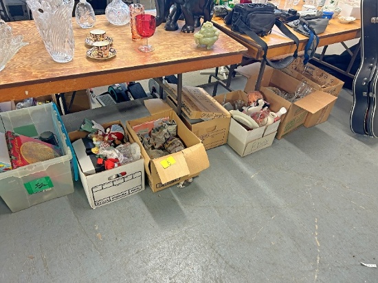 7 Boxes of Assorted Glassware