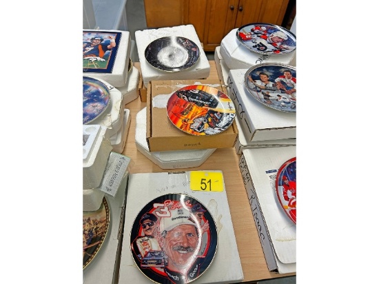 5 Dale Earnhardt Collector Plates