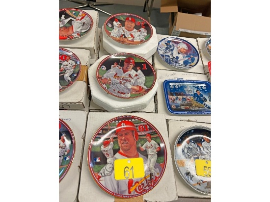 6 Mark McGuire Collector Plates