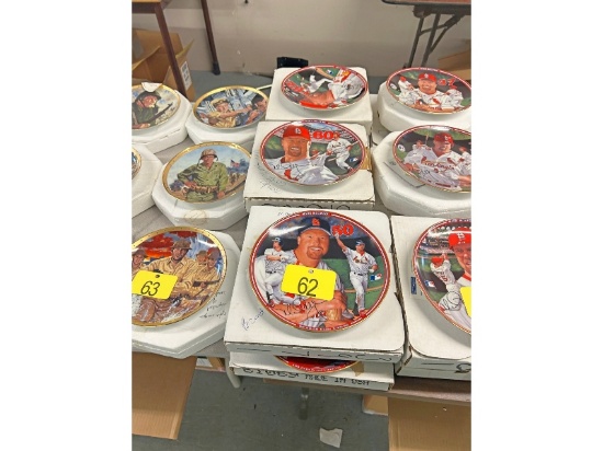 6 Mark McGuire Collector Plates