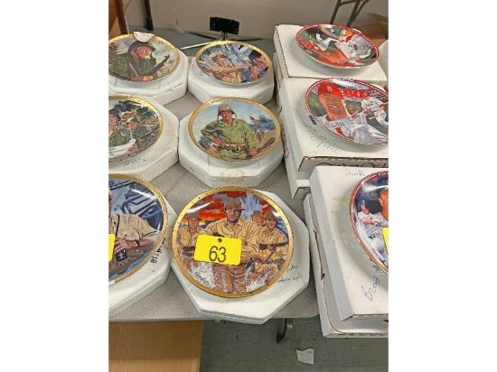3 John Wayne Collector Plates