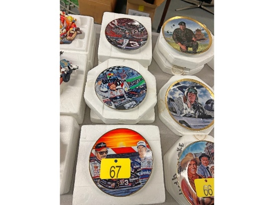 6 Dale Earnhardt Collector Plates