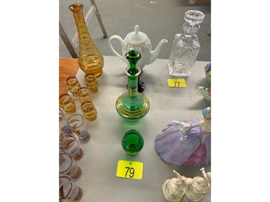 Row of Glassware