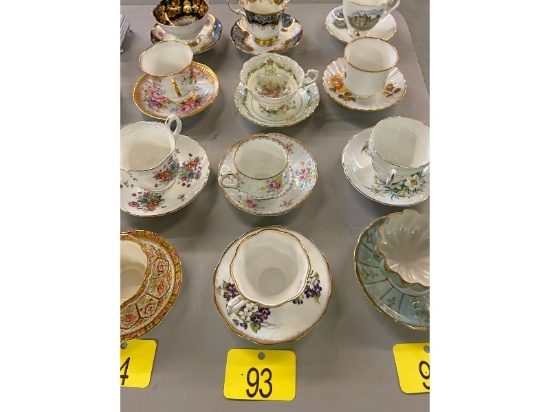 Royal Albert & Paragon Cups & Saucers