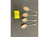 4 Sterling Spoons