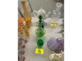 Row of Glassware