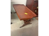 Mahogany Coffee Table With Brass Claw Feet