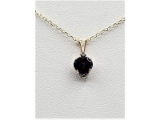 10KT Yellow Gold Natural Amethysts Heart Shape Pendant