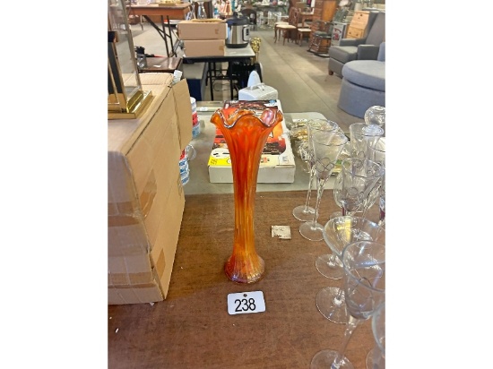 Carnival Glass Vase