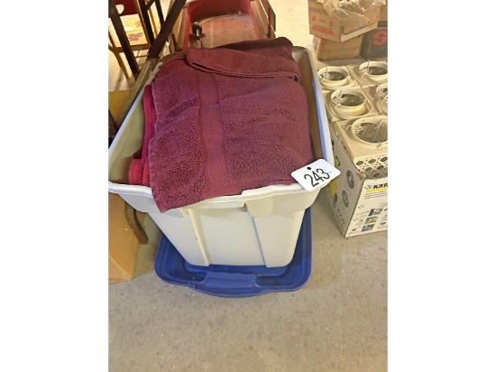 Bin of Towels