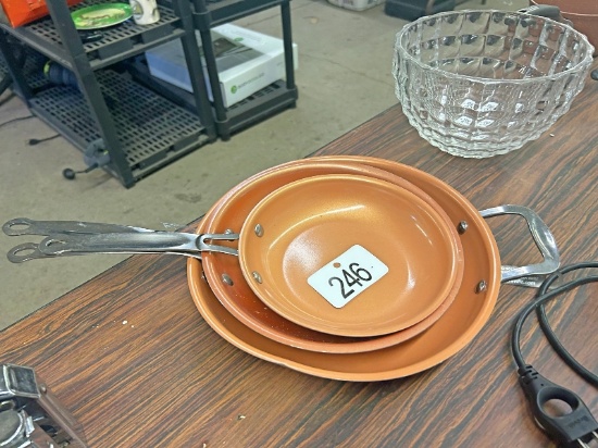 3 Frying Pans
