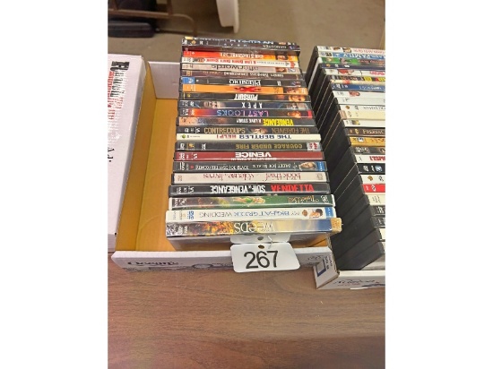 Box of DVDs