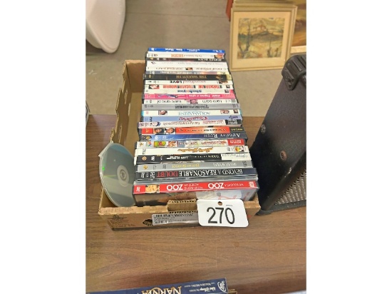 Box of DVDs