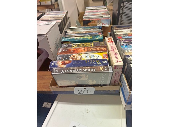 Box of DVDs