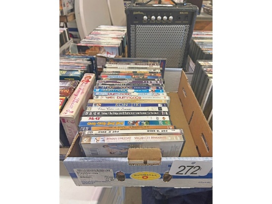 Box of DVDs