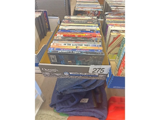 Box of DVDs