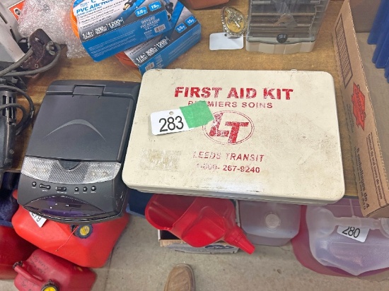 First Aid Kit & DVD Player