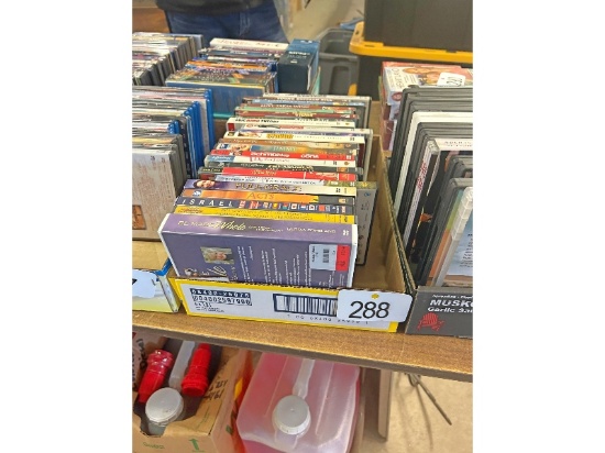 Box of DVDs