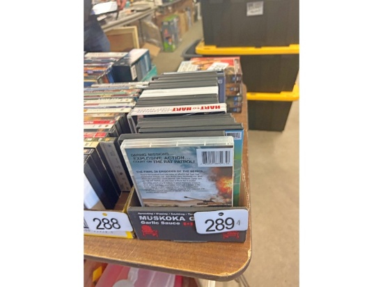 Box of DVDs