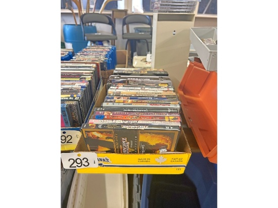 Box of DVDs