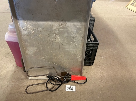 Electric Heater & Tray