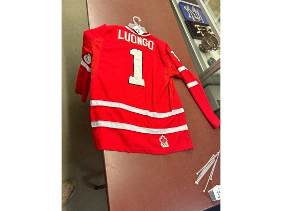 Team Canada Luongo Jersey