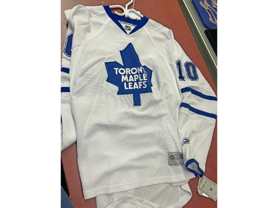 Signed Toronto Maple Leafs Steen Jersey