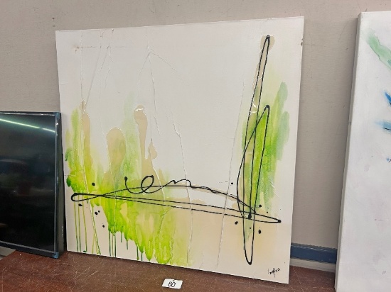 Signed Abstract Artwork
