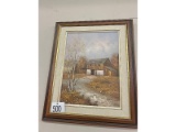 Framed Oil Painting