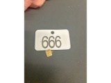 10 Kt Pin With Sapphire