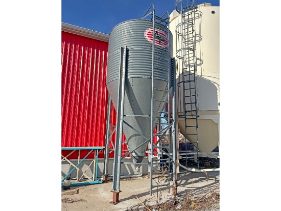 A/P Galvanized Feed Tank with 12' x 4" Auger