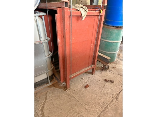 Red Front Loading Crate
