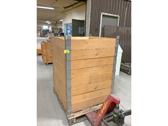 Knock Down Wood Crate