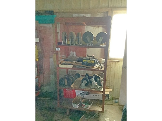 5 Tier Metal Shelf on Casters - Note: Shelf Only