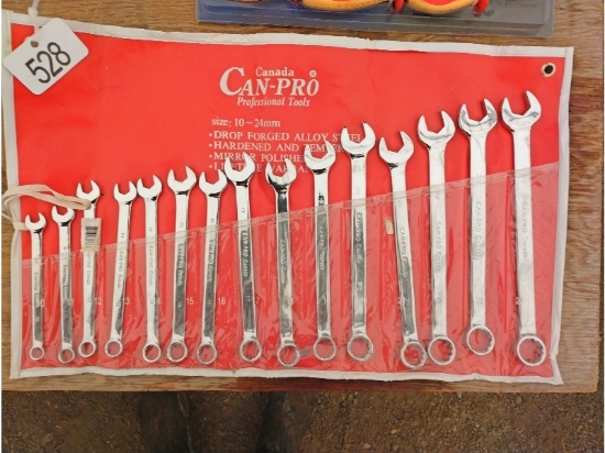 New Can Pro Metric Wrench Set