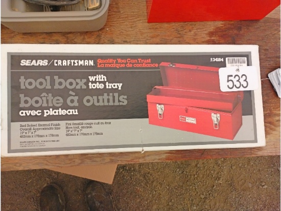 New Craftsman Toolbox