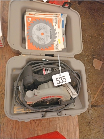 Porter Cable Circular Saw Plus New Blades