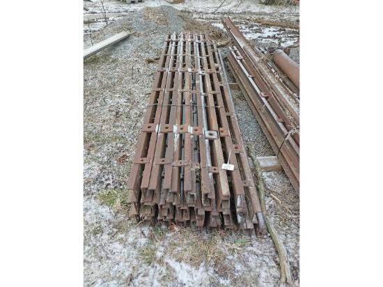 Approximately 18 Double 12'x5" C Channel Beams