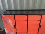 New 10 Drawer 2 Cabinet Tool Chest on Wheels With Complete Tool Set