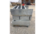 3 Galvanized Metal Shelves