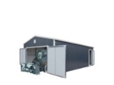 New TMG-MS1624 Metal Shed Garage with door 16' X 24'