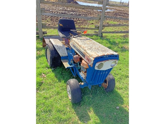 Lawn Tractor With Tiller - As Is