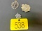 3 Military Pins