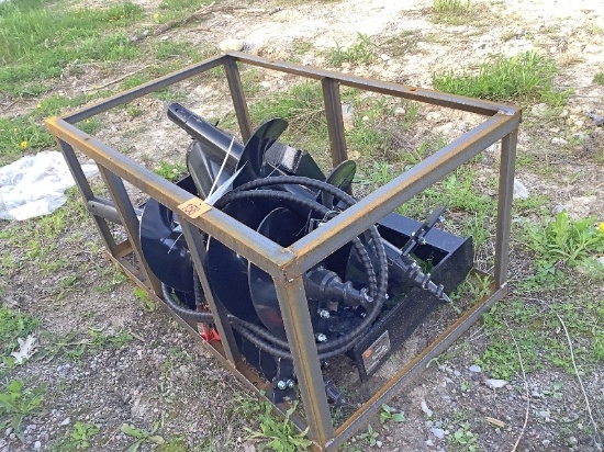 New AGT Skid Steer Hydraulic Auger