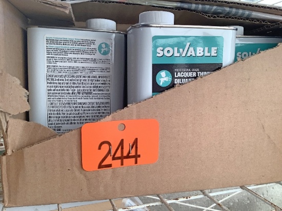 4 Cans (946 mL) Lacquer Thinner