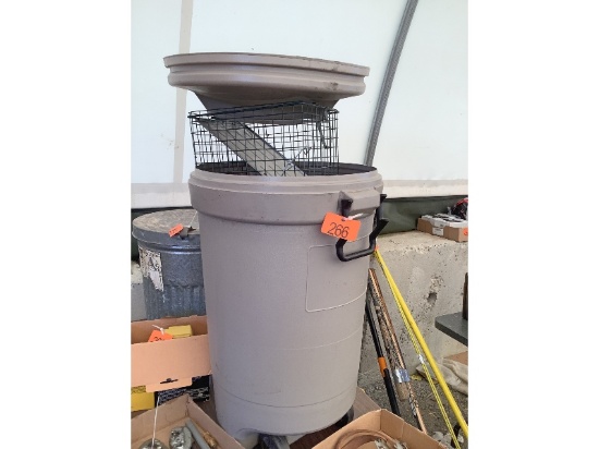 Garbage Can & Live Trap
