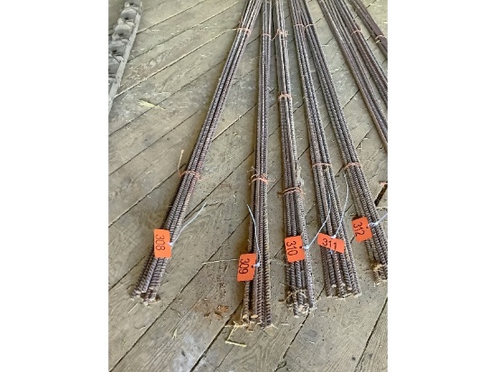 10 Pieces of Rebar 6' Long